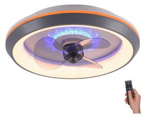 Leuchten Direkt - LED RGB Dimbar belysning med en fläkt LED/38W/230V + Fjärrkontroll