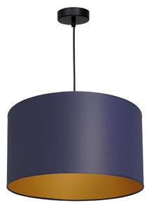 Ljuskrona med upphängningsrem ARDEN 1xE27/60W/230V diameter 40 cm lila/gyllene