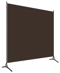 Rumsavdelare 1 panel brun 175x180 cm