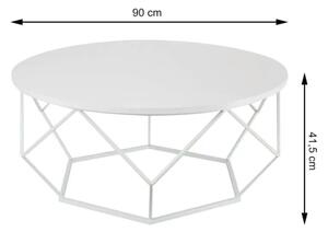 Soffbord DIAMOND 41,5x90 cm vit