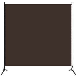 Rumsavdelare 1 panel brun 175x180 cm