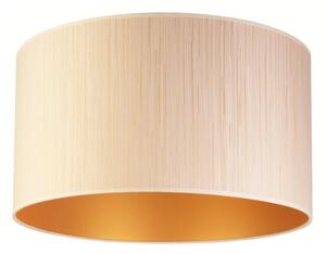 Duolla - Taklampa ESSEX 1xE27/40W/230V diameter 45 cm beige/guld