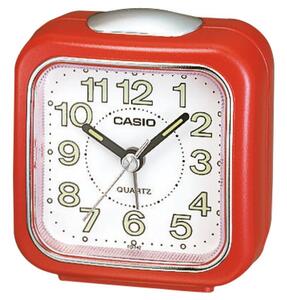 Casio - Väckarklocka 1xAA röd/vit