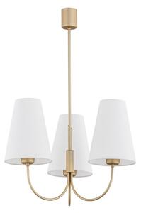 Argon 6267 - Pendelkrona SAFIANO 3xE27/15W/230V guld