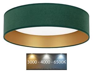 Brilagi - LED Taklampa VELVET LED/24W/230V 3000/4000/6400K grön/guld