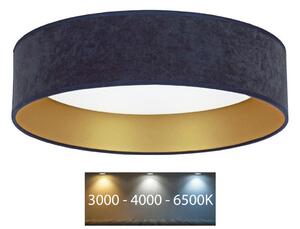 Brilagi - LED Taklampa VELVET LED/24W/230V 3000/4000/6400K blå/guld