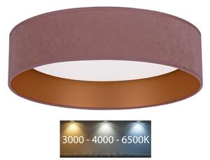 Brilagi - LED Ceiling light VELVET LED/24W/230V 3000/4000/6400K rosa/guld