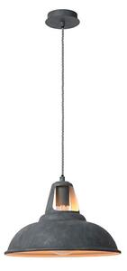 Lucide 30396/35/36 - Hängande lampa MARKIT 1xE27/60W/230V grå