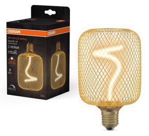 LED Ljusreglerad glödlampa DECOR FILAMENT E27/3,5W/230V 1800K guld - Osram