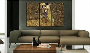 Canvas Tavla - Klimt inspiration - Kiss - 60x40