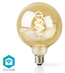 Nedis WIFILRT10G125 - LED Dimbar glödlampa E27/4,9W/230V Wi-Fi 1800-6500K
