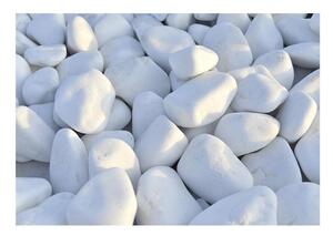 Fototapet - White Pebbles - 100x70
