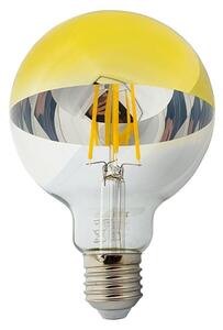 LED Glödlampa DECOR MIRROR G95 E27/8W/230V guld 4200K