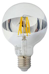 LED Glödlampa DECOR MIRROR G95 E27/8W/230V silver 4200K