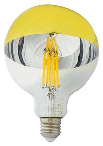 LED Glödlampa DECOR MIRROR G125 E27/12W/230V guld 4200K