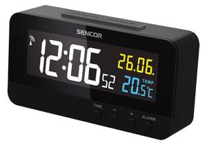 Sencor - Digital klocka med larm och termometer 230V/1xCR2032