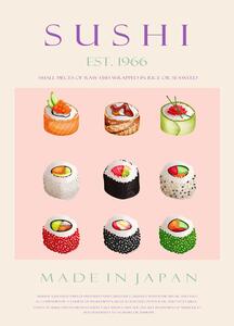 Illustration Sushi Est. 1966, Rikke Londager Boisen