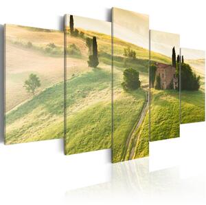 Canvas Tavla - Green Tuscany - 200x100