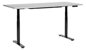 Banner Skrivbord 80x180 cm - Gra/Svart