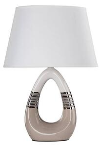 Bordslampa ROMANO 1xE27/60W/230V vit/beige