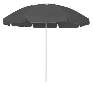 Strandparasoll antracit 240 cm - Antracit