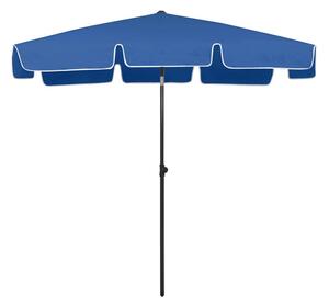 Strandparasoll azurblå 200x125 cm - Azurblå