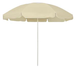 Strandparasoll gul 240 cm - Gul
