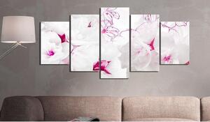 Canvas Tavla - Pink gossamer - 100x50
