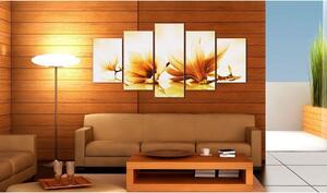 Canvas Tavla - Amber magnolias - 200x100