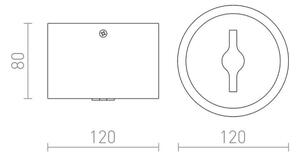 RED-Design Rendl-R12633-LED Justerbar ljusstyrka spotlight KELLY LED/15W/230V vit