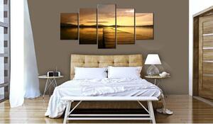 Canvas Tavla - Sunset Island - 100x50