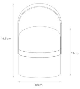 Lucide 06802/01/43 -LED Utomhus ljusreglerad lampa LITTLE JOE LED/0,3W/3,7V IP44