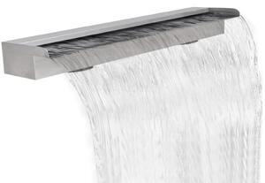 Rektangulärt Vattenfall Poolfontän i rostfritt stål 150 cm