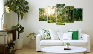 Canvas Tavla - Green Sanctuary - 200x100