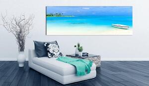 Canvas Tavla - Azure Paradise - 120x40