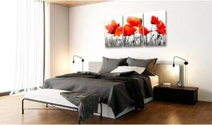 Canvas Tavla - Charming Poppies - 60x30