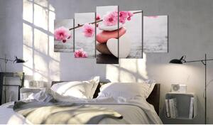 Canvas Tavla - Zen: Cherry Blossoms III - 100x50