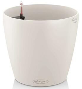 LECHUZA Blomkruka Classico Color 28 ALL-IN-ONE vit högglans 13190