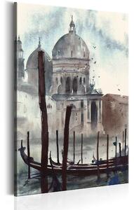 Canvas Tavla - Watercolour Venice - 60x90