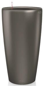 LECHUZA Blomkruka Rondo 32 ALL-IN-ONE kolgrå metallisk 15783