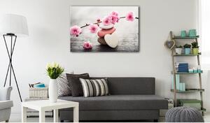 Canvas Tavla - Zen: Cherry Blossoms IV - 90x60