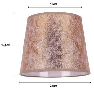 Duolla - Lampskärm för bordslampa CLASSIC M E27 diameter 24 cm koppar