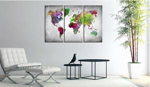 Canvas Tavla - Diversity of World - 90x60