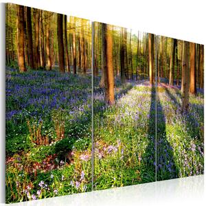 Canvas Tavla - Spring Forest - 90x60