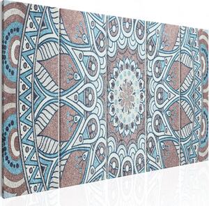 Canvas Tavla - Oriental Circle (5 delar) Narrow - 200x80