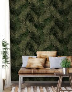 DUTCH WALLCOVERINGS Tapet Palm grön