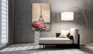 Canvas Tavla - Retro Paris - 40x60