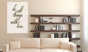 Canvas Tavla - My Home: Things with love - 60x90