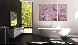 Canvas Tavla - Azalea i rosa - 60x40