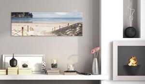 Canvas Tavla - Beach path - 120x40